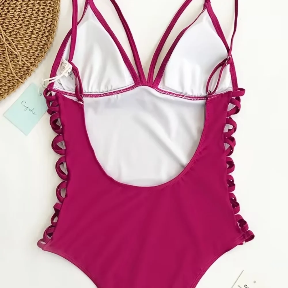CUPSHE|‎ One-Piece | Pink Swimsuit| Size Medium​